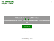 Tablet Screenshot of m-crowe.com